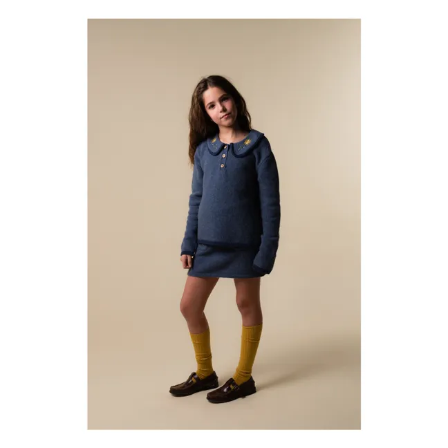 Jupe Anabela | Bleu gris