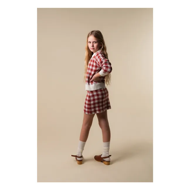 Jupe Gingham | Rouge
