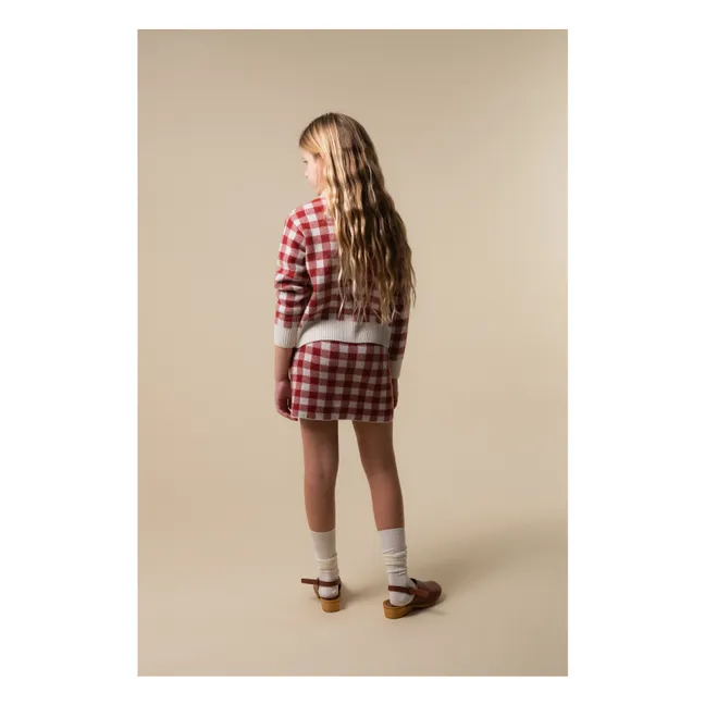 Jupe Gingham | Rouge