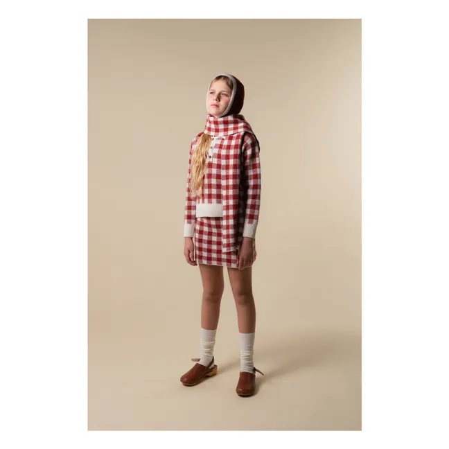Jupe Gingham | Rouge
