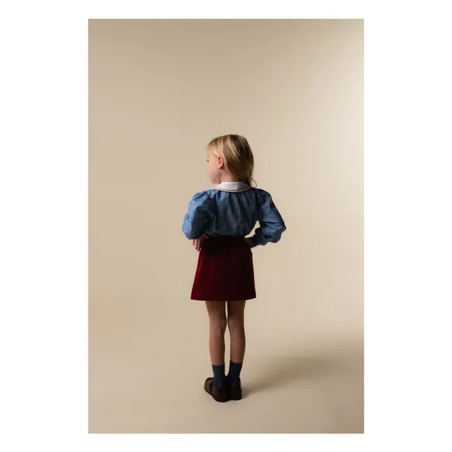 Falda de pana | Burdeos