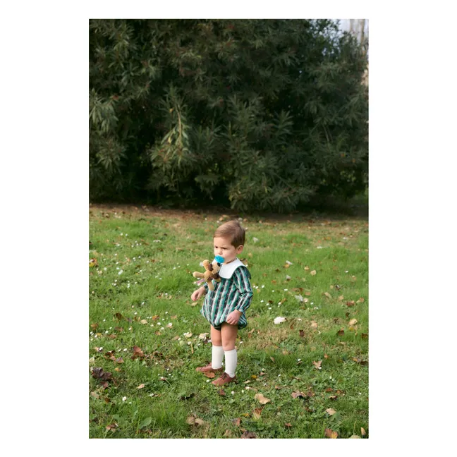 Pelele Mariana de algodón orgánico | Verde