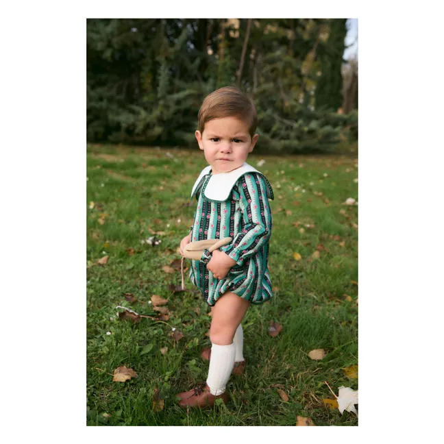 Pelele Mariana de algodón orgánico | Verde