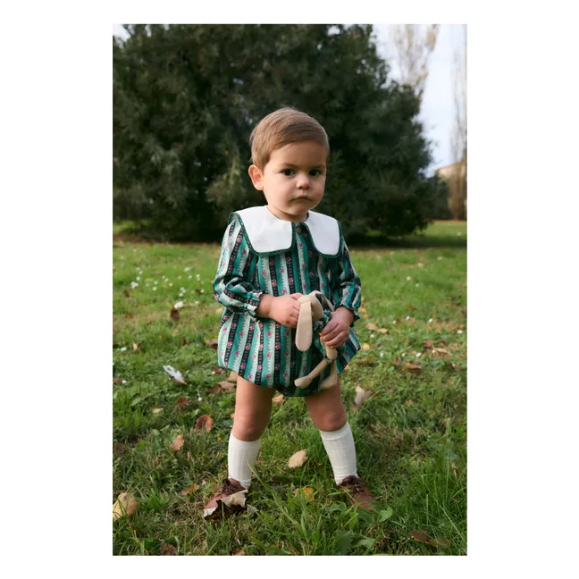 Pelele Mariana de algodón orgánico | Verde