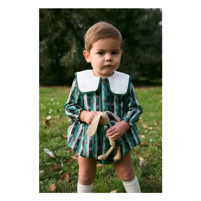 Pelele Mariana de algodón orgánico | Verde