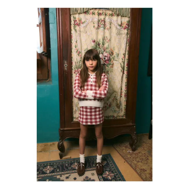 Jupe Gingham | Rouge