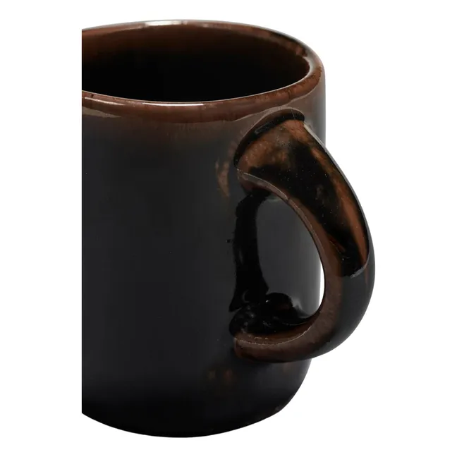 Tasses à café Out of lines, Uncharted - Set de 2 | Marron