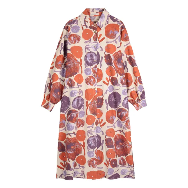 Vestido Dahlia de algodón orgánico - Colección Mujer | Crudo