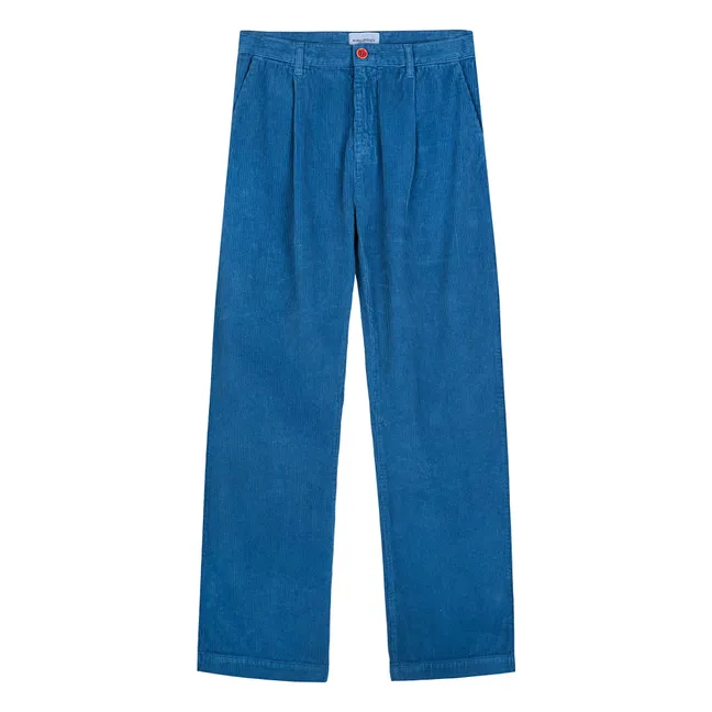 Cordhosen aus Bio-Baumwolle - Kollektion für Frauen | Blau