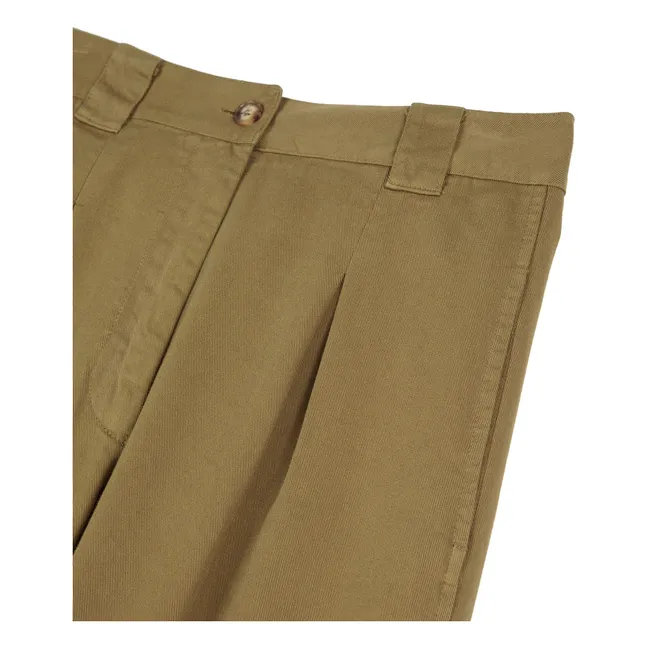 Pantalon Pinces - Collection Femme | Vert kaki