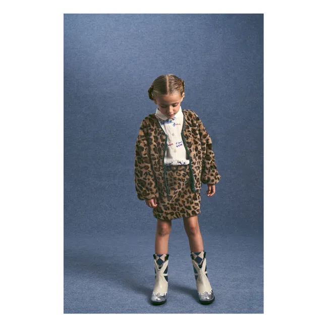 Veste Léopard | Marron