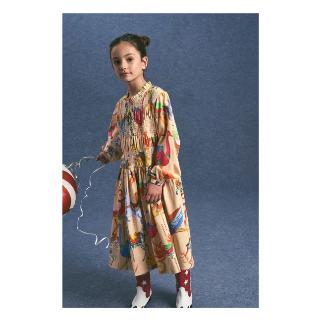 Robe Carnival Coton Bio | Rose pâle