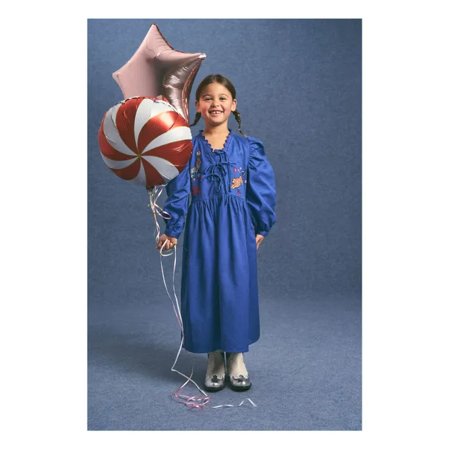 Kleid Circus Bio-Baumwolle | Blau