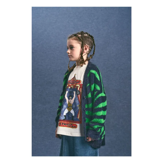 T-shirt Strong Man Coton Bio | Blanc