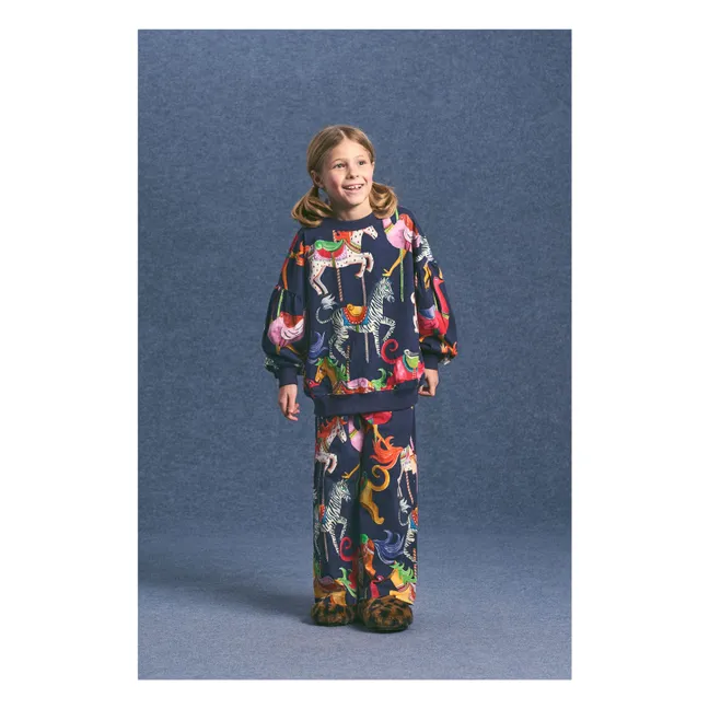 Sweat Carnival AO Coton Bio | Bleu marine