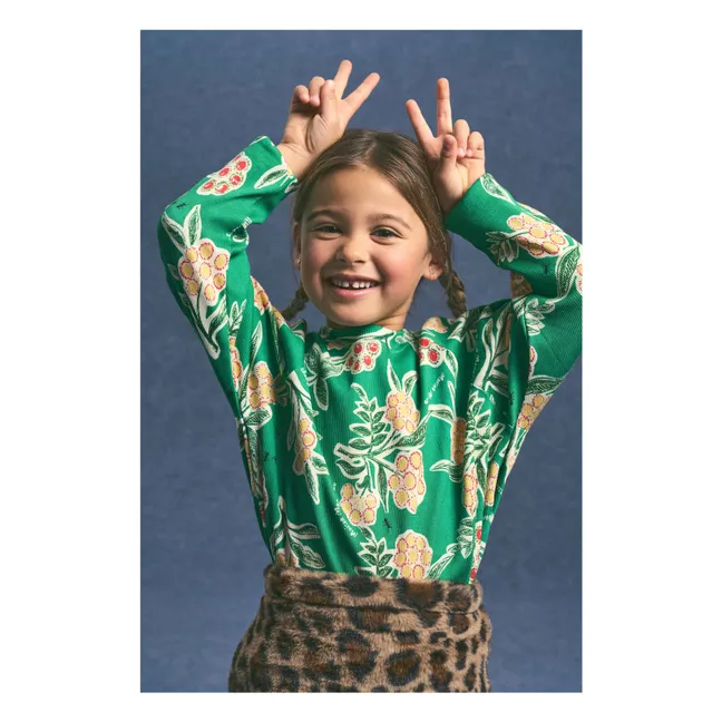 T-shirt Mimosa Coton Bio | Vert