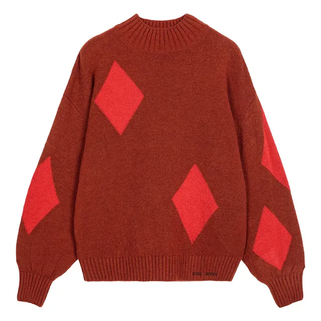 Diamond Card sweater - Women's collection | Brown
