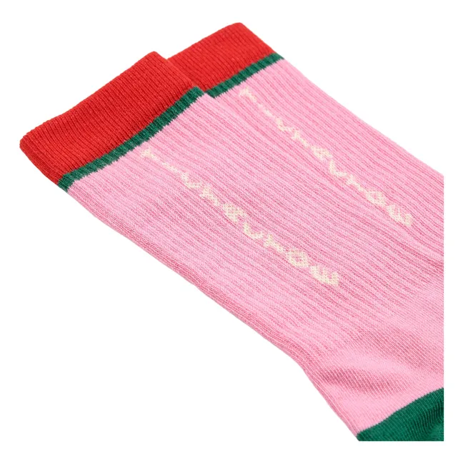 Lot de 2 Paires de Chaussettes Tic Tac Toe - Collection Femme | Bleu