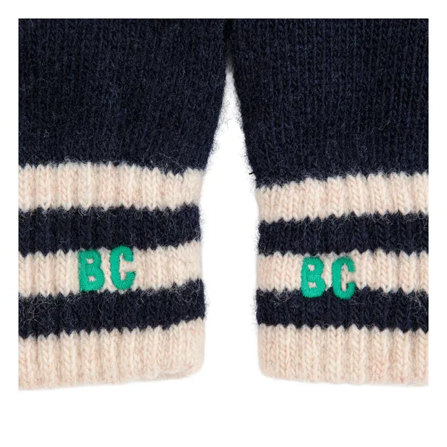 Mr Pencil Recycled Wool Gloves - Women's Collection | Navy blue