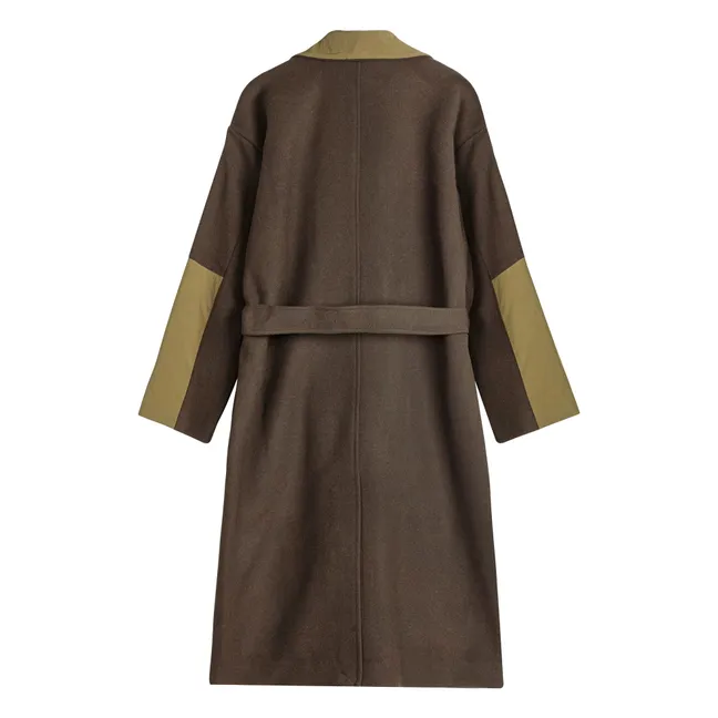 Manteau Long Laine - Collection Femme | Bleu nuit