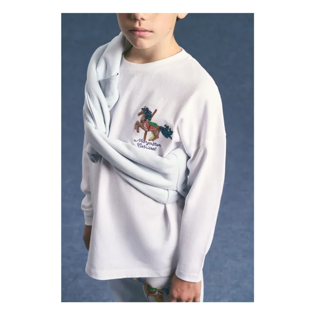 T-shirt Carnival Logo Coton Bio | Blanc