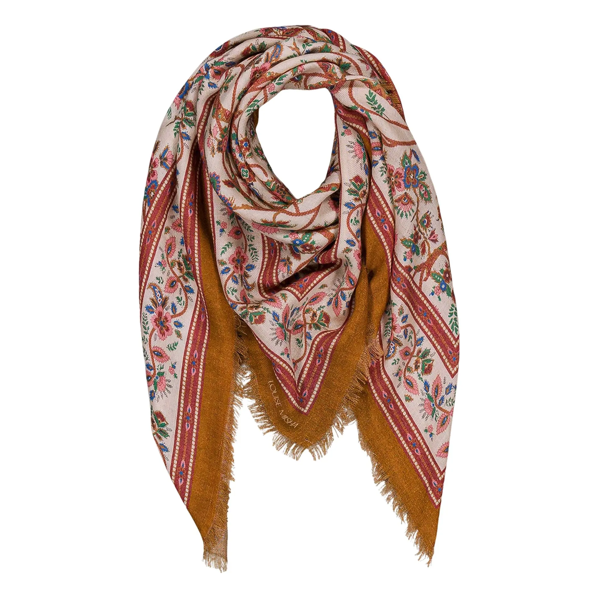 Louise Misha Women's Cream Mekness Wool Scarf - Collection
