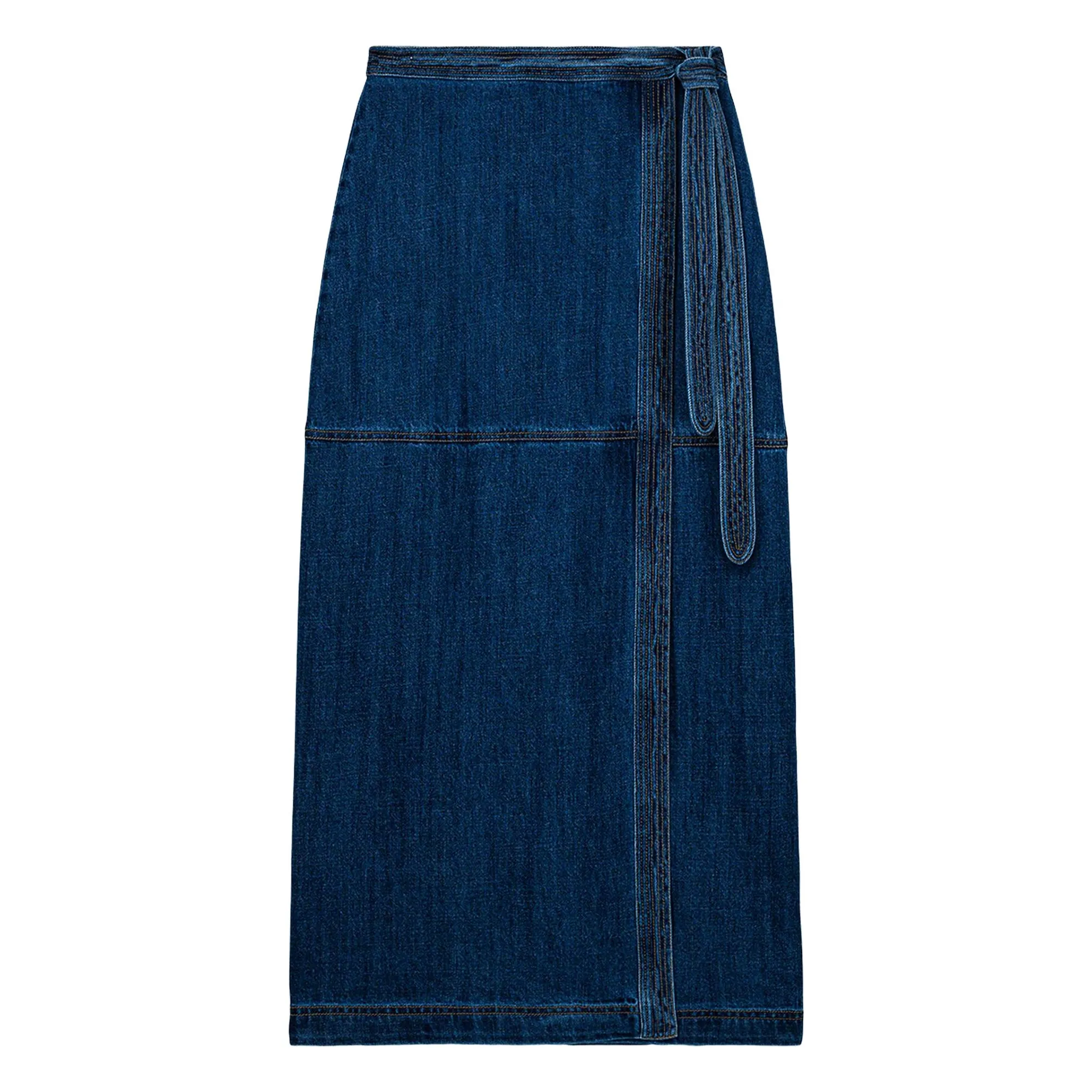 Louise Misha Women's Blue Emna Denim Skirt - Collection