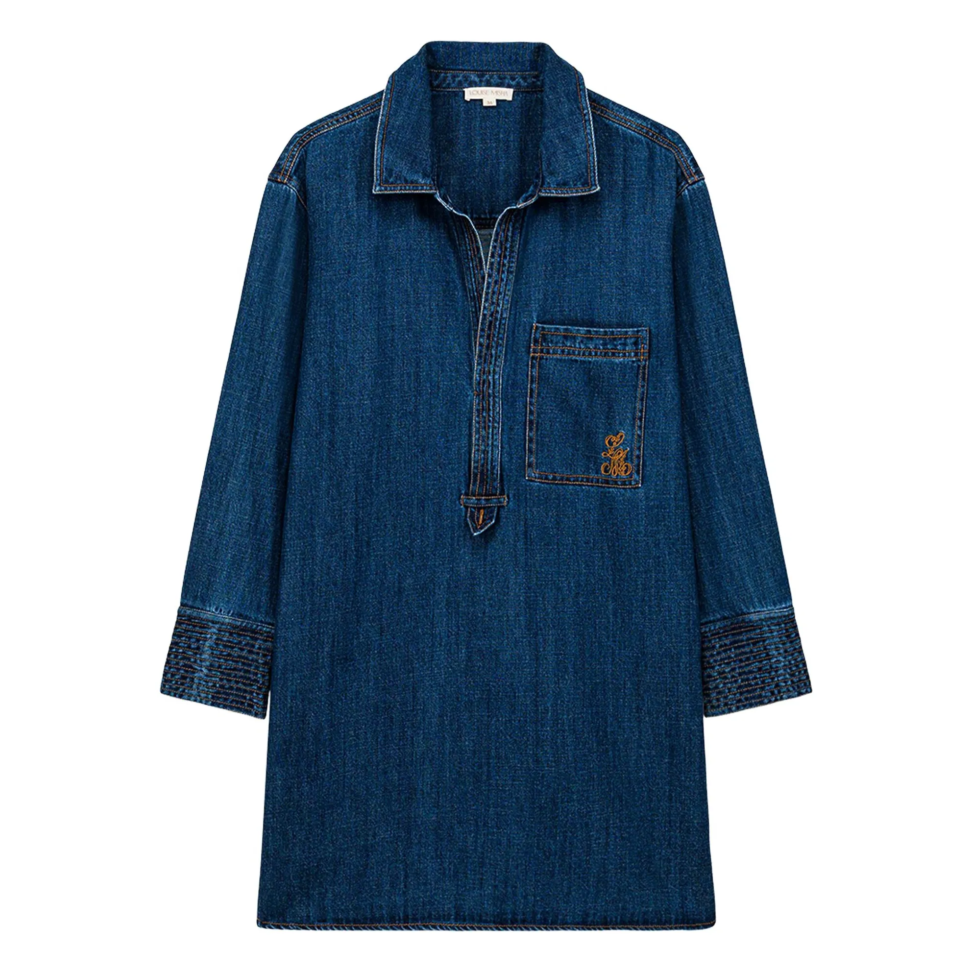 Louise Misha Women's Blue Siana Denim Dress - Collection
