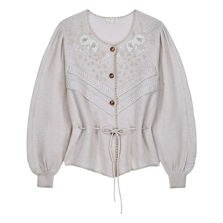 Cardigan Sandya - Women's collection | Cream- Product image n°0