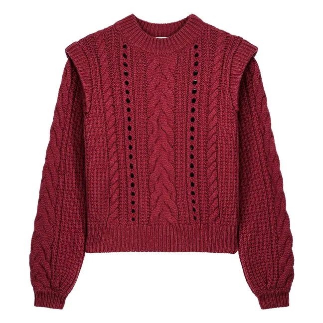 Anika Laine Pullover - Damenkollektion | Rot