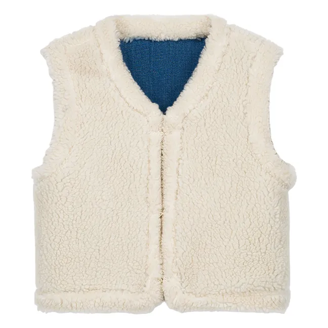 Veste Sans Manches Réversible Figara Denim - Collection Femme | Bleu