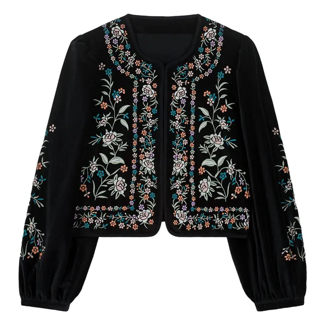 Veste Duras Velours - Collection Femme | Noir