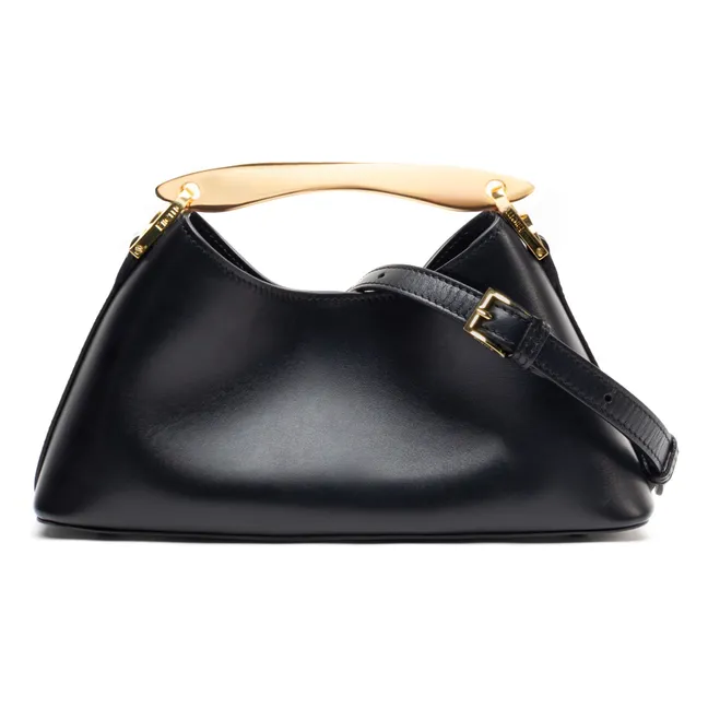 Sac Mini Boomerang Cuir | Noir