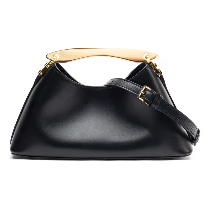 Sac Mini Boomerang Cuir | Noir- Image produit n°2