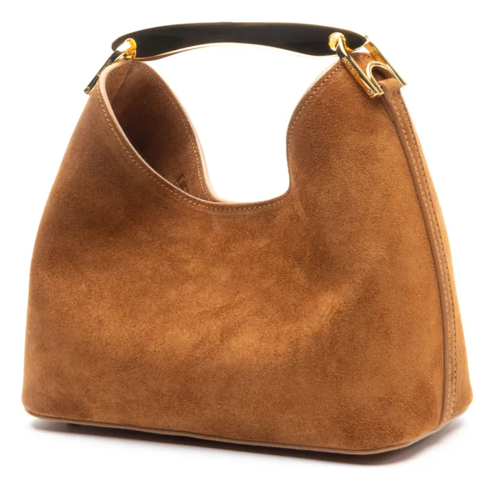 Sac Boomerang Suède | Cognac- Image produit n°2
