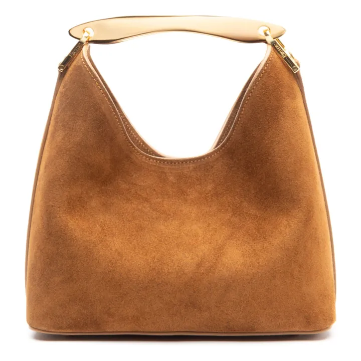 Sac Boomerang Suède | Cognac- Image produit n°0