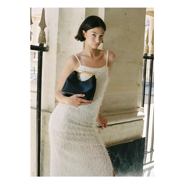 Sac Small Boomerang Cuir | Noir