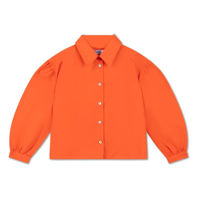 Blusa de algodón ecológico | Naranja