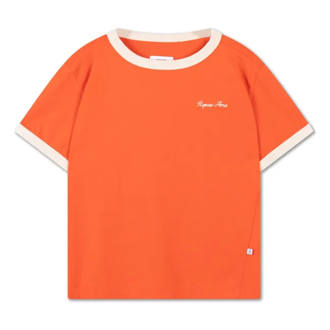 Camiseta de algodón ecológico | Naranja