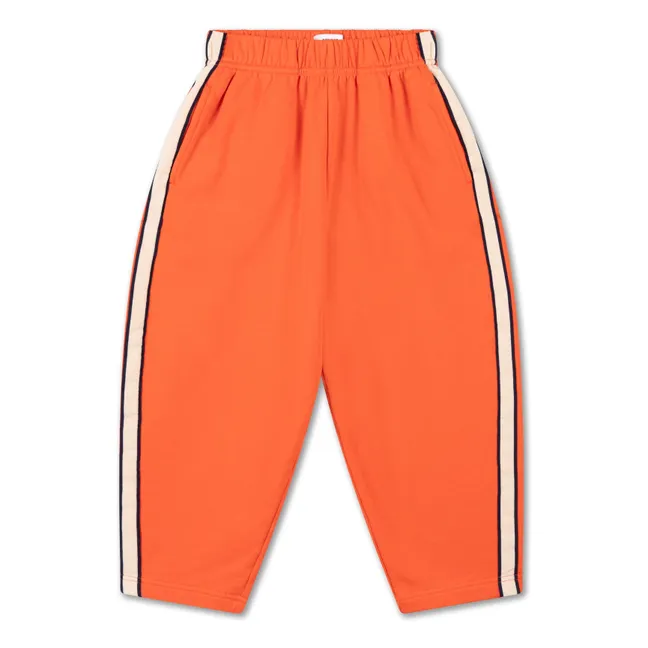 Pantalones holgados de algodón ecológico | Naranja