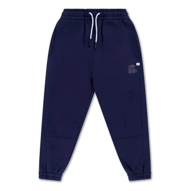 Cómodo jogger de algodón orgánico | Azul Marino