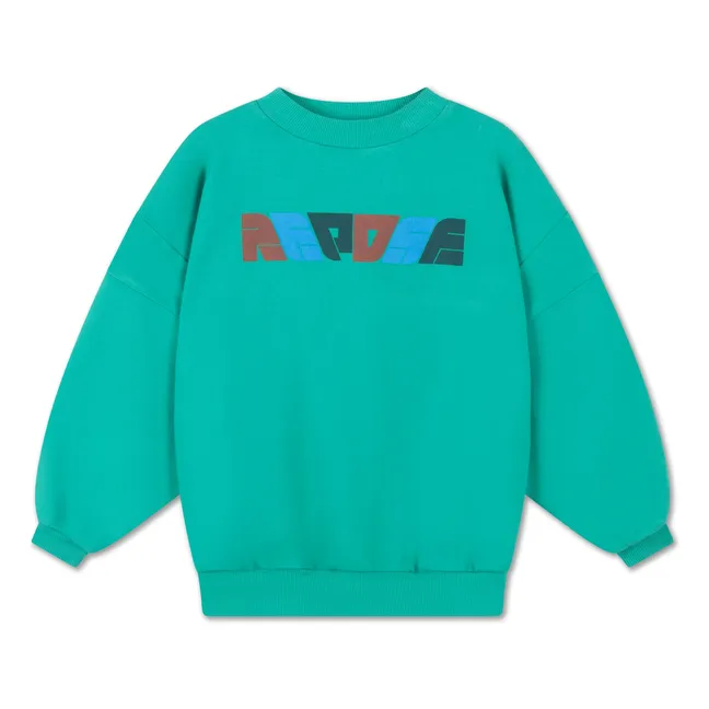 Sudadera de algodón ecológico | Turquoise