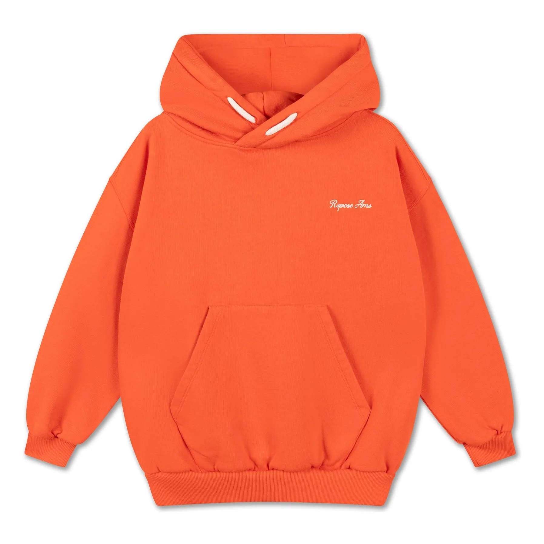 Repose Ams Orange Organic Cotton Logo Sweatshirt