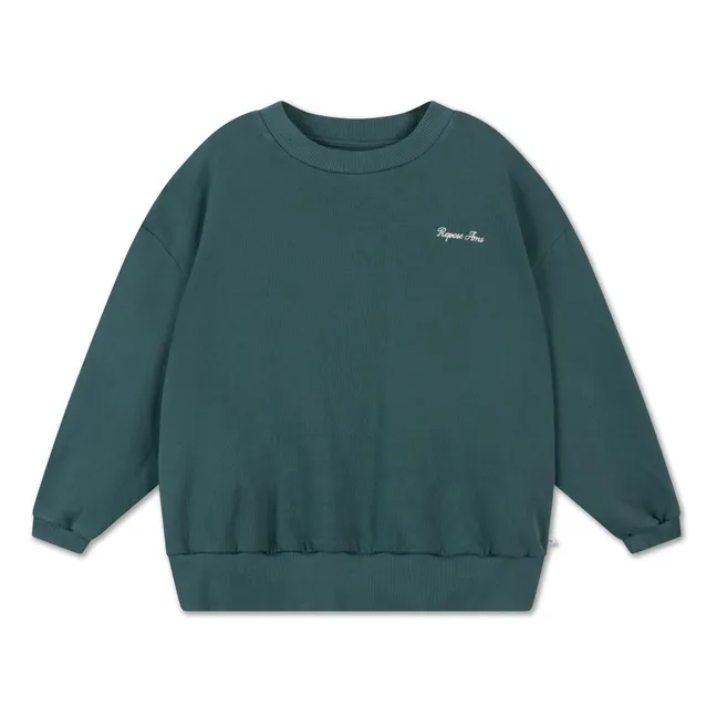 Sweat Cozydrop Logo Coton Bio | Vert
