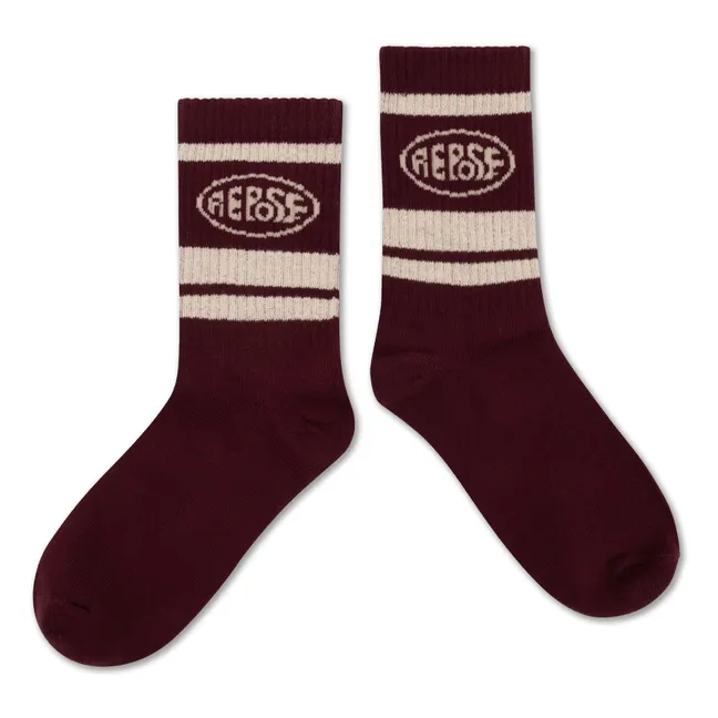 Lot de 5 Paires de Chaussettes Logo | Bleu