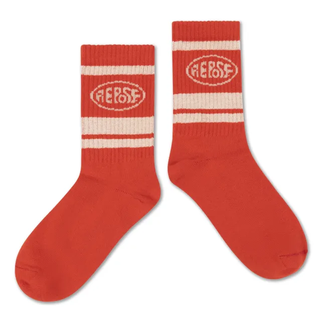 Lot de 5 Paires de Chaussettes Logo | Bleu