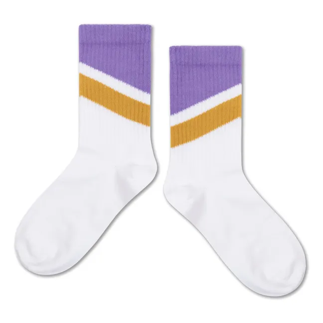 Lote de 3 pares de calcetines a rayas | Negro