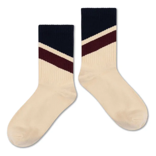 Lot de 3 Paires de Chaussettes Rayées | Noir