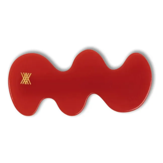 Pinza para el pelo ondulado | Rojo