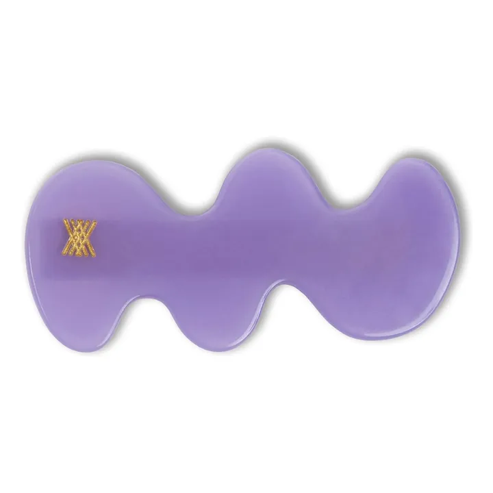 Barrette Wavy | Mauve- Image produit n°0